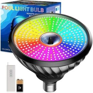 LED Pool Light Bulb for Inground Pool, 120V RGB Color Changing Pool Lights